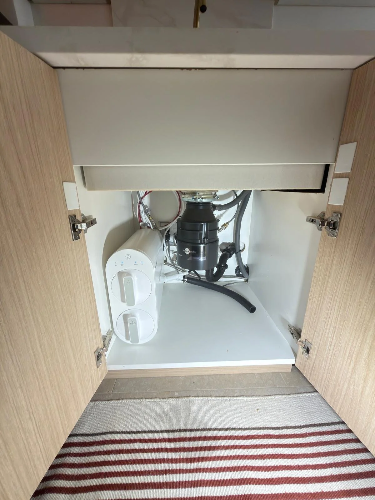 Under sink water filtration system installation-Labor starting at 200$. Materials not included.