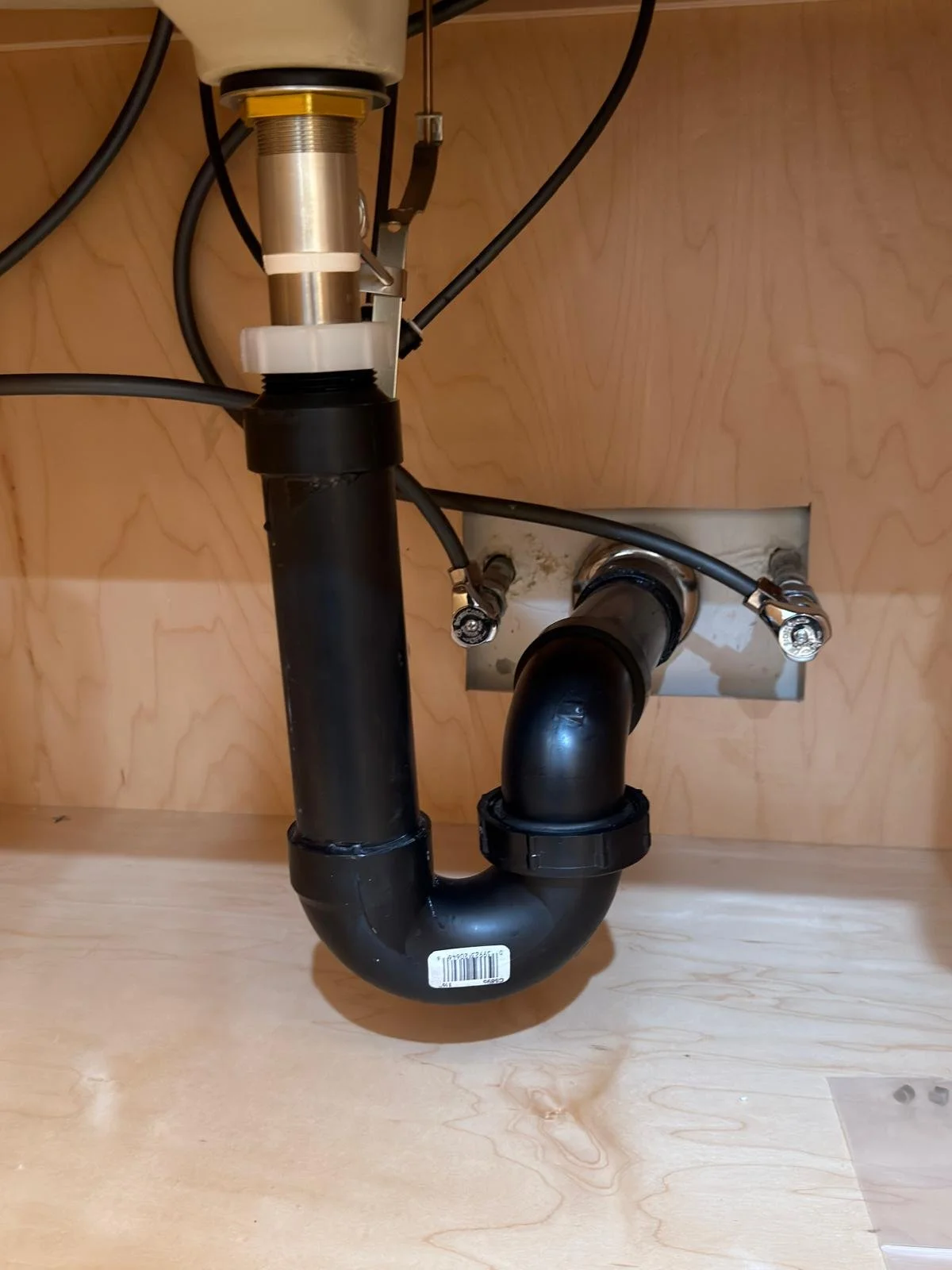 P-Trap & Bathroom Sink Drain installation- Labor started at 150$. Materials not included.