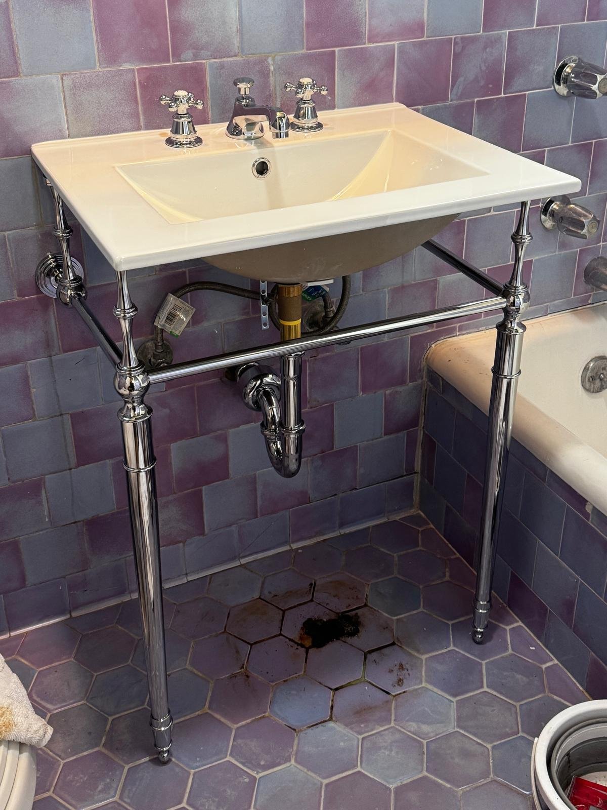 Bathroom Sink Installation-Labor starting at 200$. Materials not included