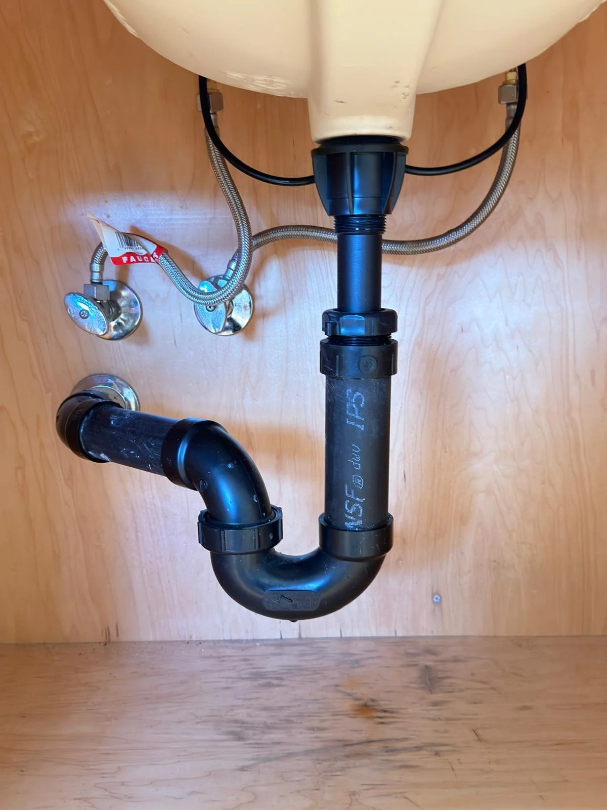 P-Trap & Bathroom Sink Drain installation- Labor started at 150$. Materials not included.