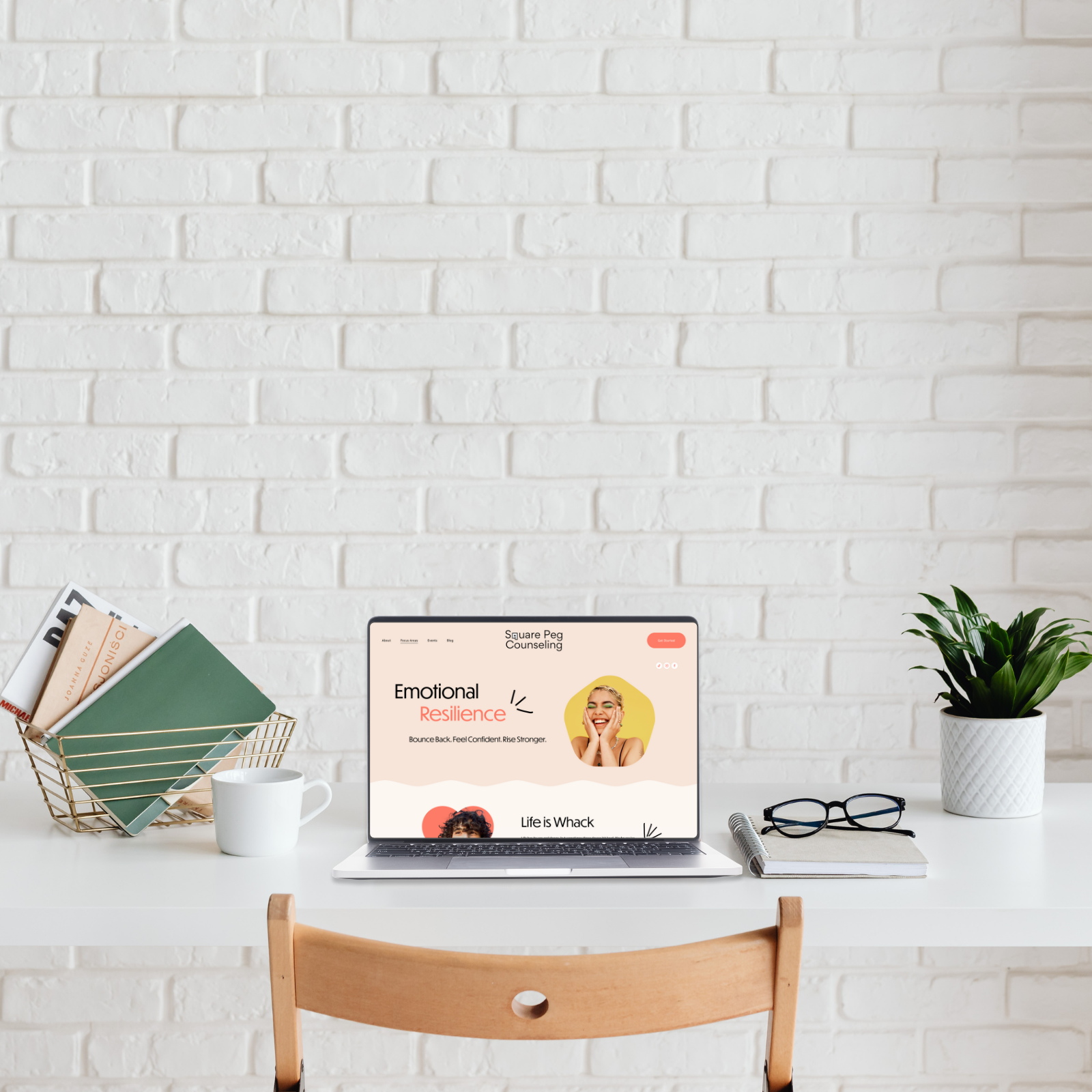 Square Peg Website Template