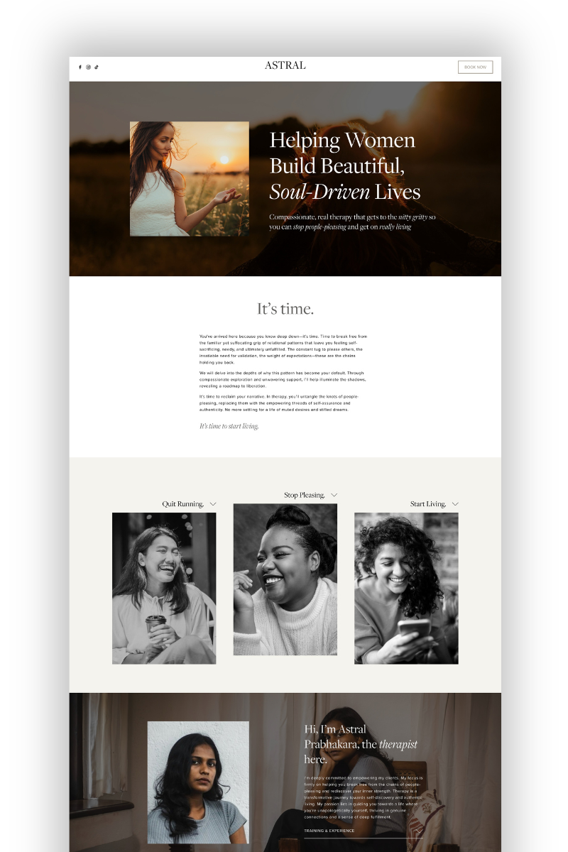Astral Website Template