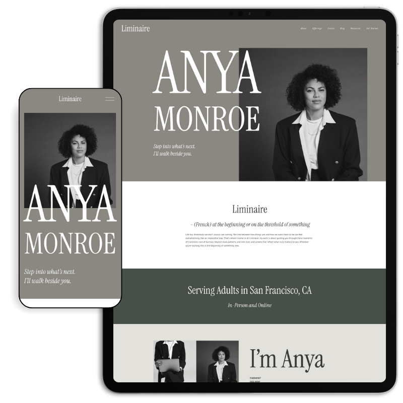 Liminaire Website Template