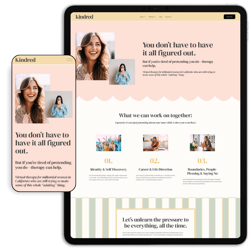 Kindred Website Template