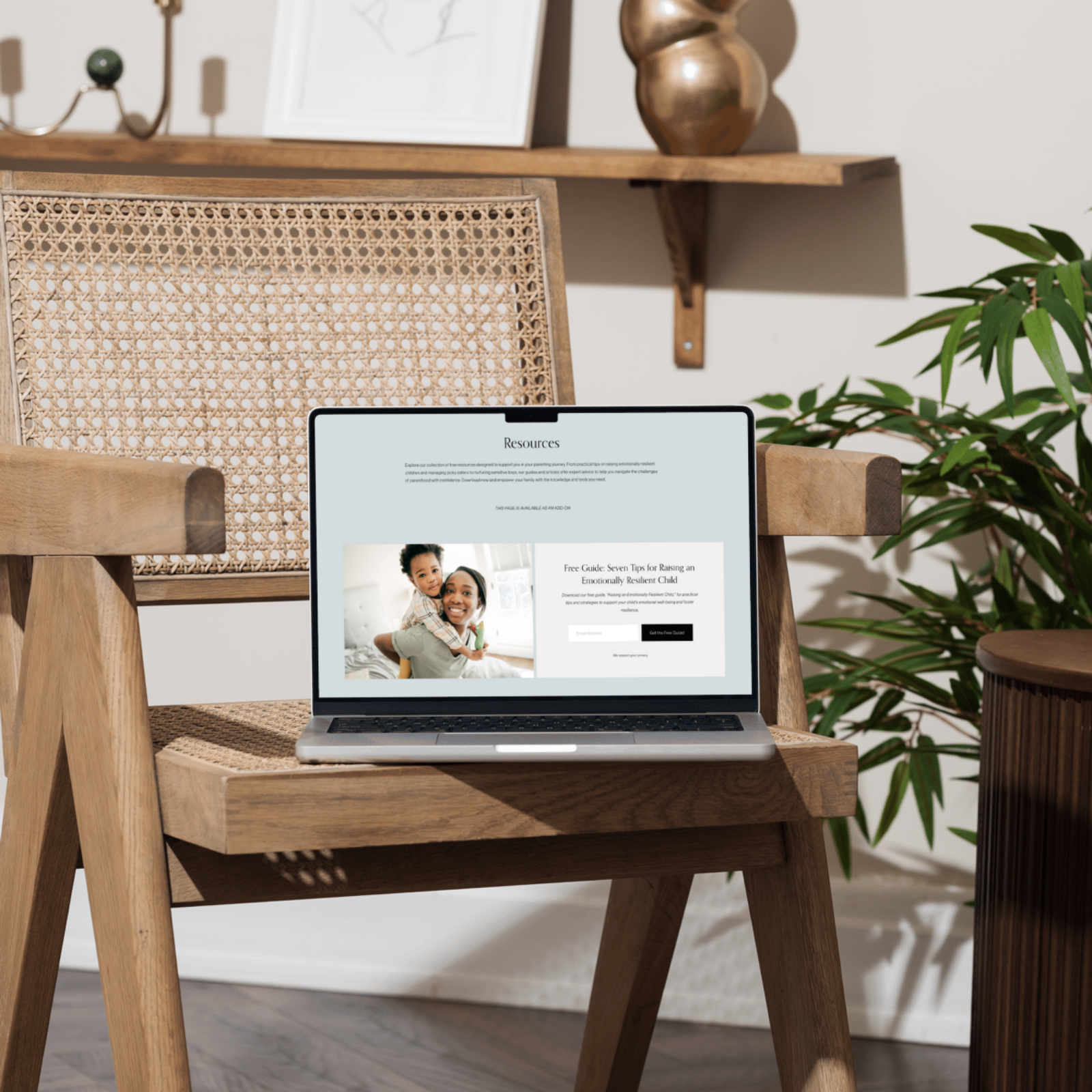 Inner Peace Website Template for Therapists and Coaches