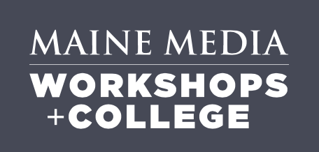 Maine Media Workshops + College logo on dark background