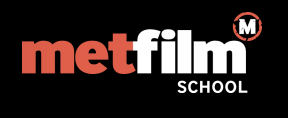 MetFilm School logo on a black background.