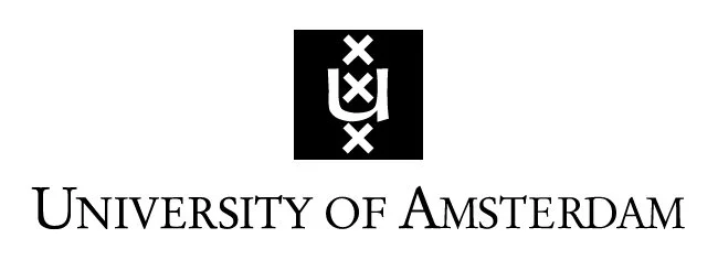 University of Amsterdam logo with stylized letters and symbols