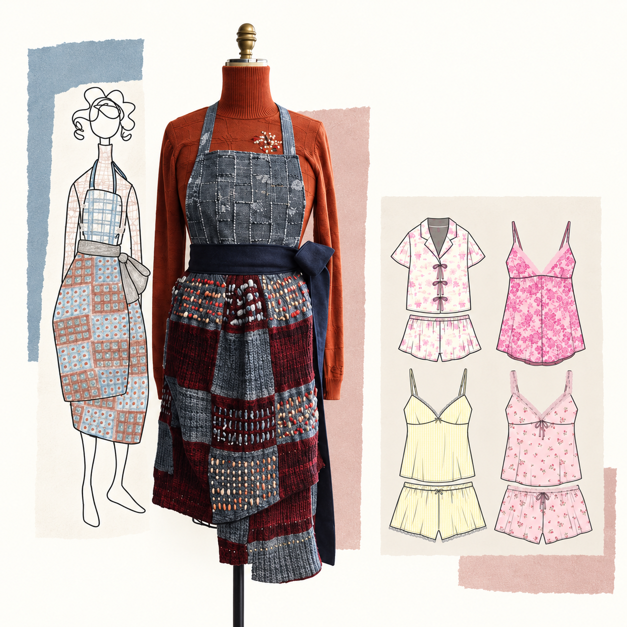 tatement Print Collection
Rich color and expressive pattern establish a confident point of view, with considered print scale and placement bringing cohesion to relaxed, wearable silhouettes.