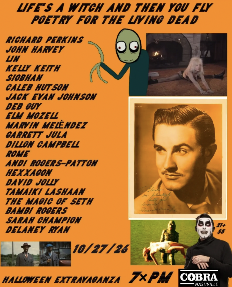 Poetry Night at Cobra hosted by Richard Perkins