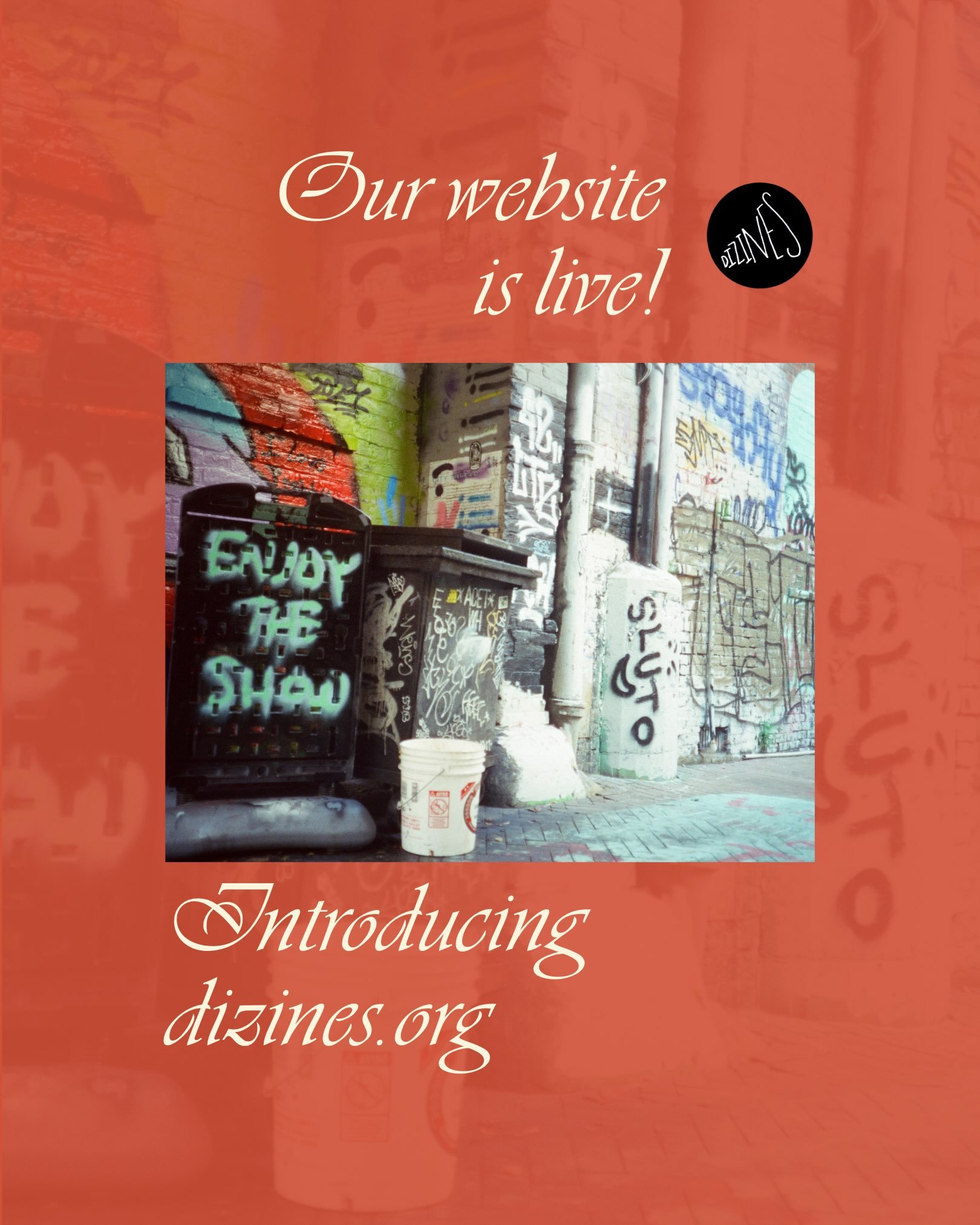 Our website is live!! Visit the link in our bio to explore dizines.org 

In there you&rsquo;ll find: 
&bull; Our growing library of zines 
&bull; Our calendar of shows, markets, and readings we think are worth your attendance 
&bull; The angels (and 
