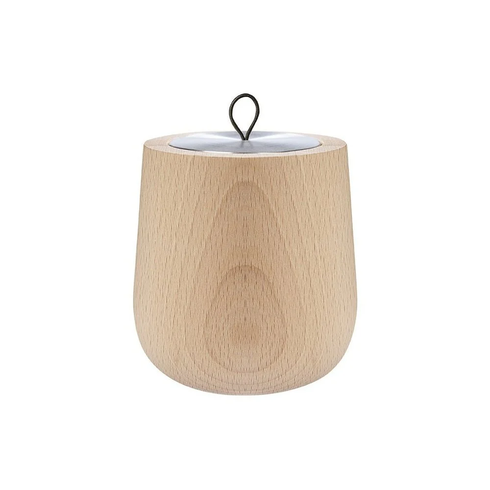 Hypsoé Wooden Refillable Scented Candle, Natural
