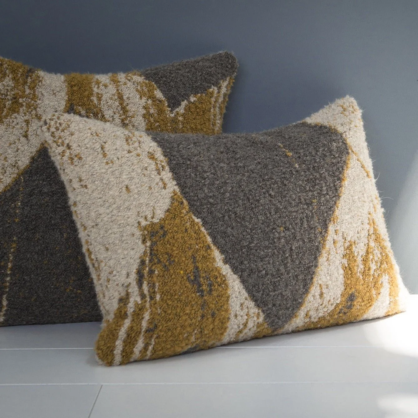 Ethnicraft Avana Chevron Cushion, Lumbar
