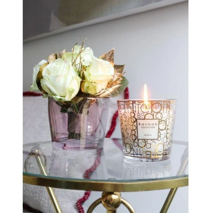 Baobab Collection My First Baobab Candle, Aurum, styled in a room