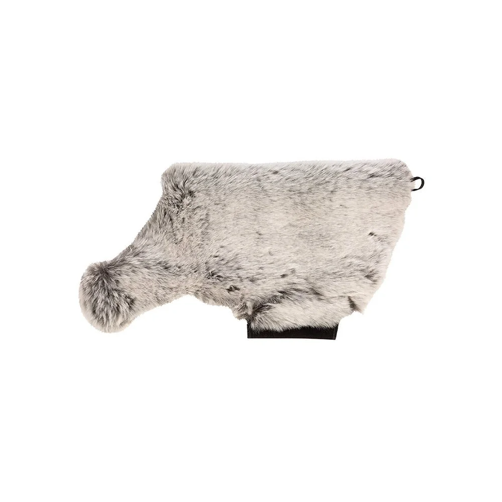 Evelyne Prélonge Faux Fur Dog Coat, in Glacier