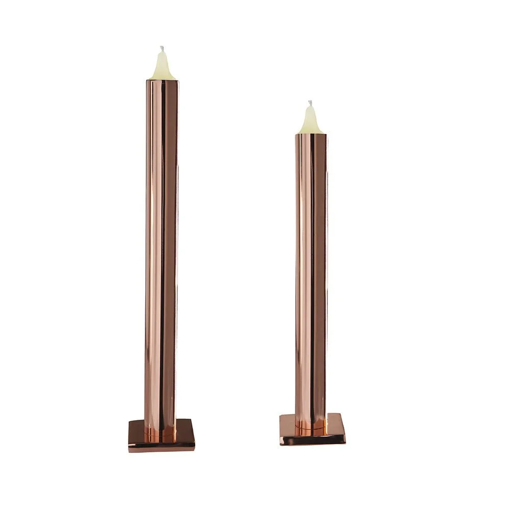 Hypsoé Still Table Candlesticks, Copper