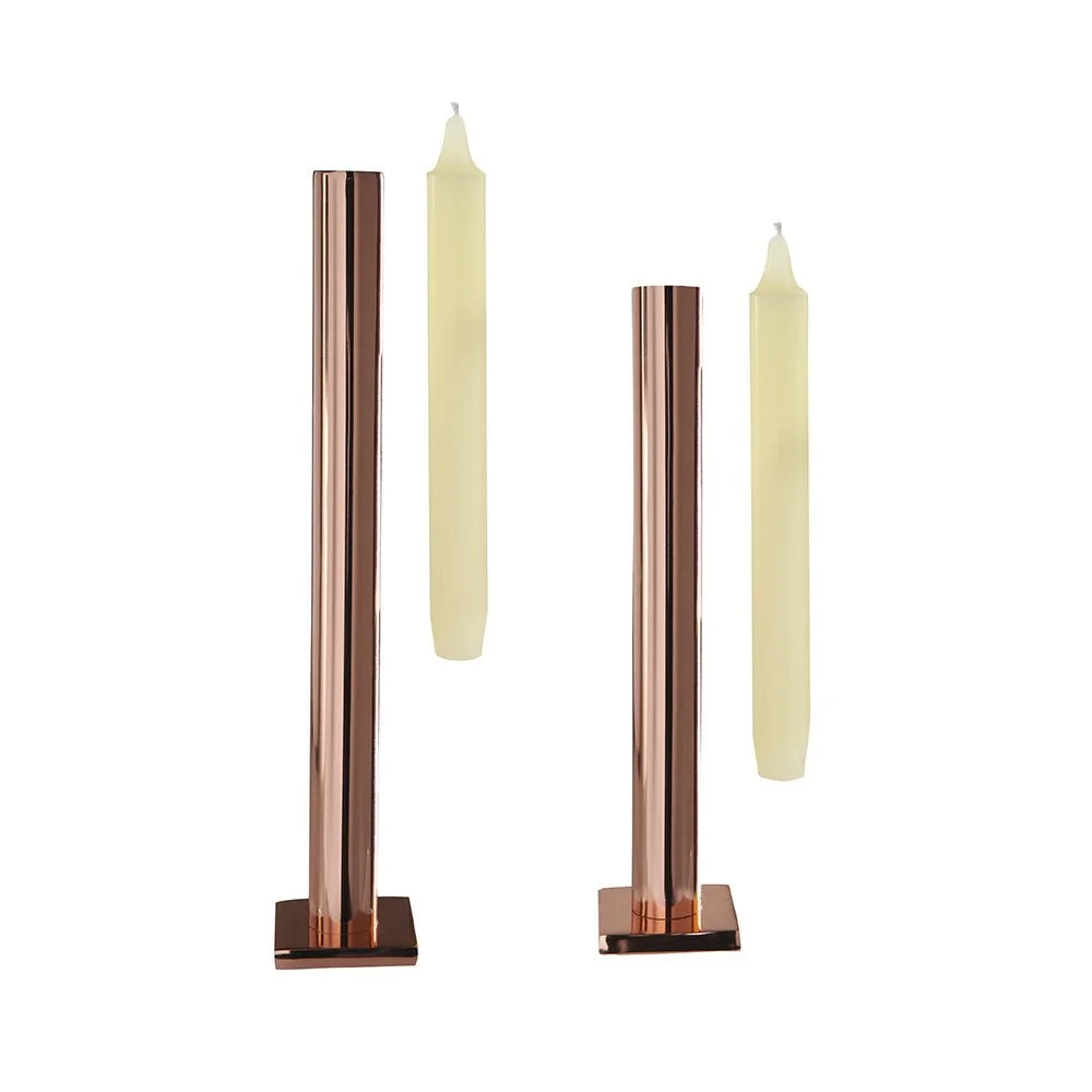 Hypsoé Still Table Candlesticks, Copper