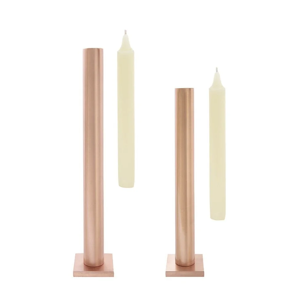 Hypsoé Still Table Candlesticks, Copper