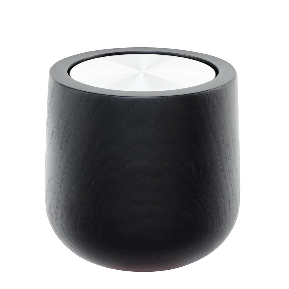 Hypsoé XL Wooden Refillable Scented Candle, Black