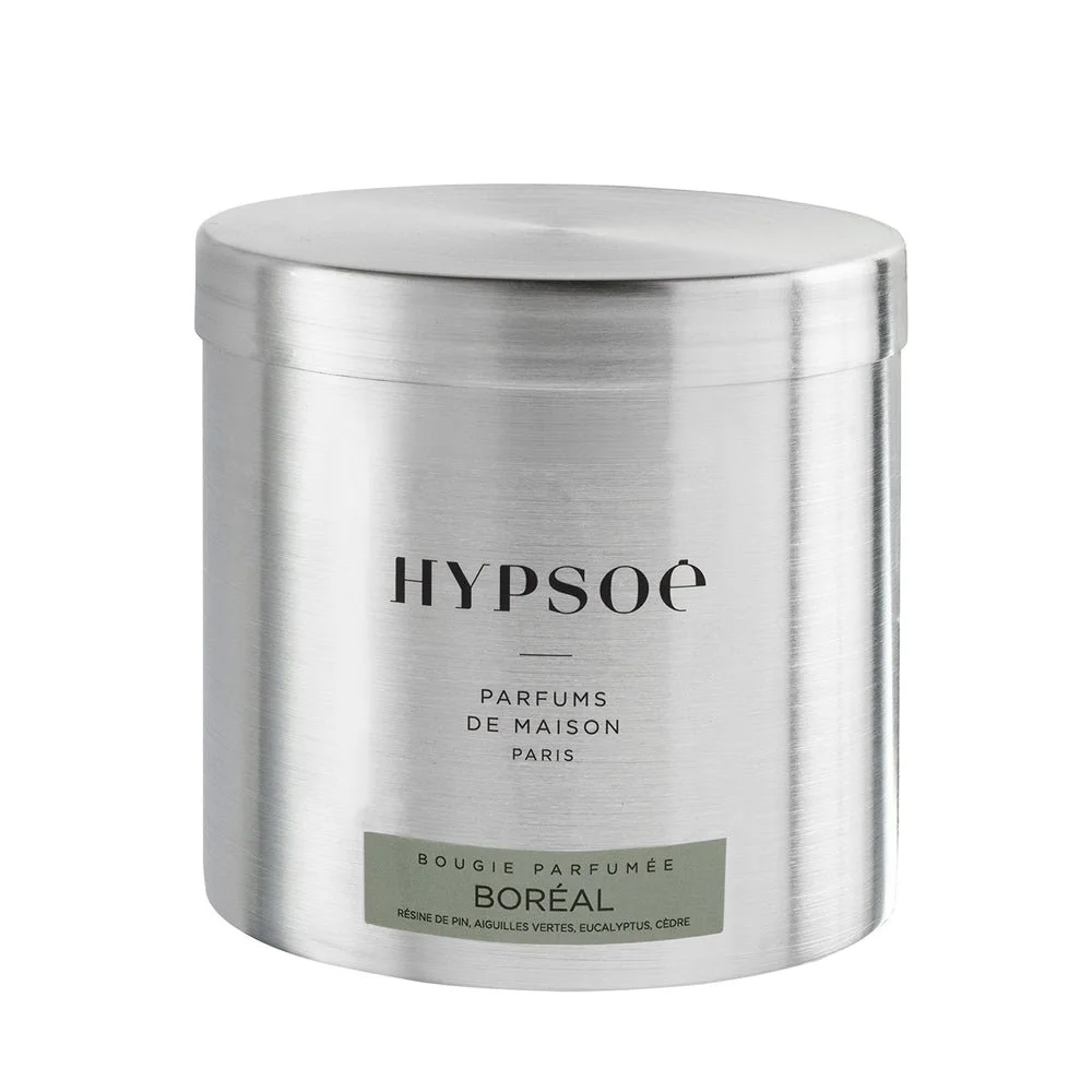 Hypsoé XL Wooden Refillable Scented Candle, Black