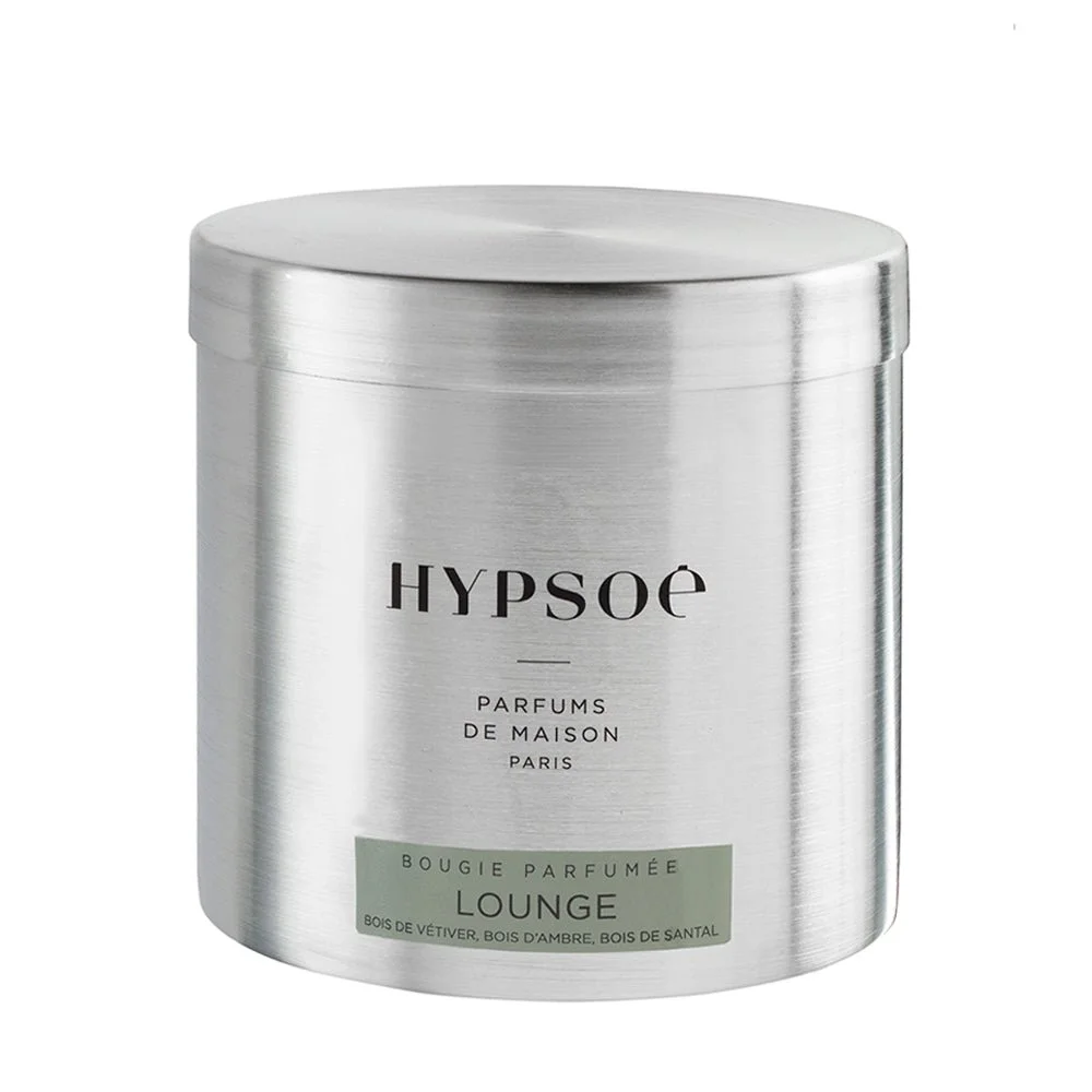 Hypsoé XL Wooden Refillable Scented Candle, Black