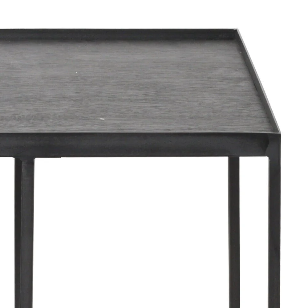Ethnicraft Rectangular Tray Side Table, Large