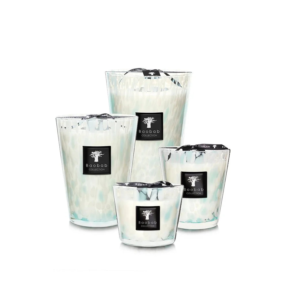 Baobab Collection Sapphire Pearls Scented Candle, in several sizes