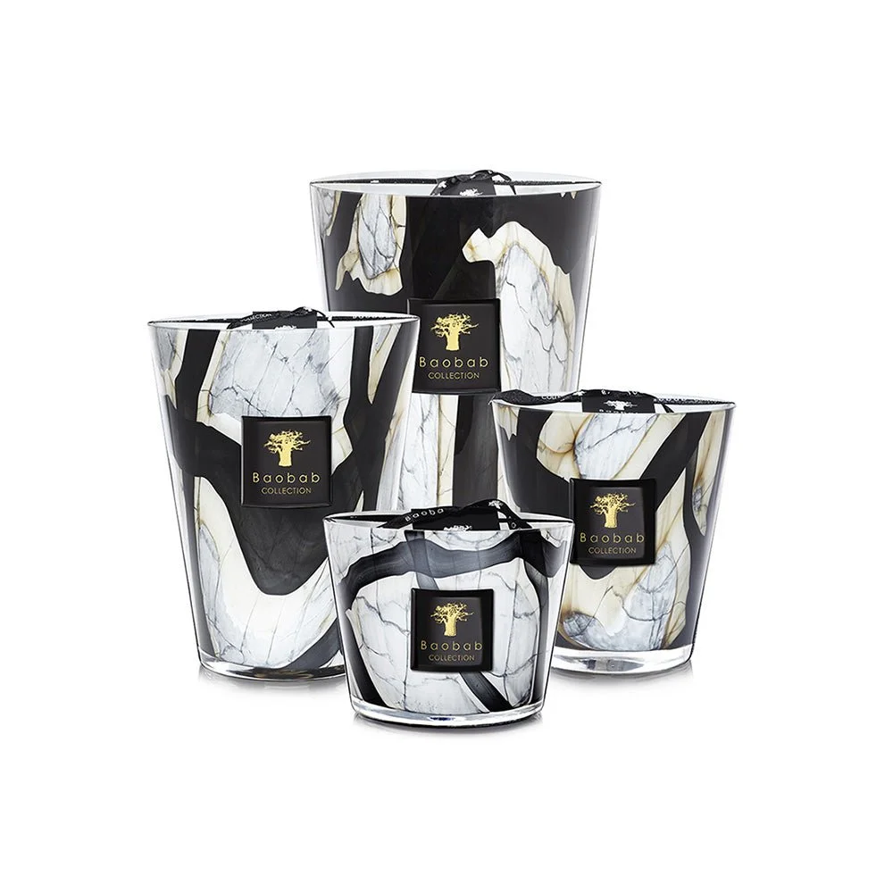 Baobab Collection Stones Marble Scented Candle, in several sizes