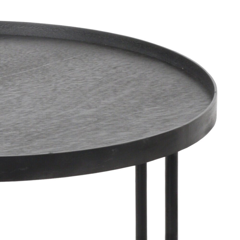 Ethnicraft Round Tray Side Table, Small