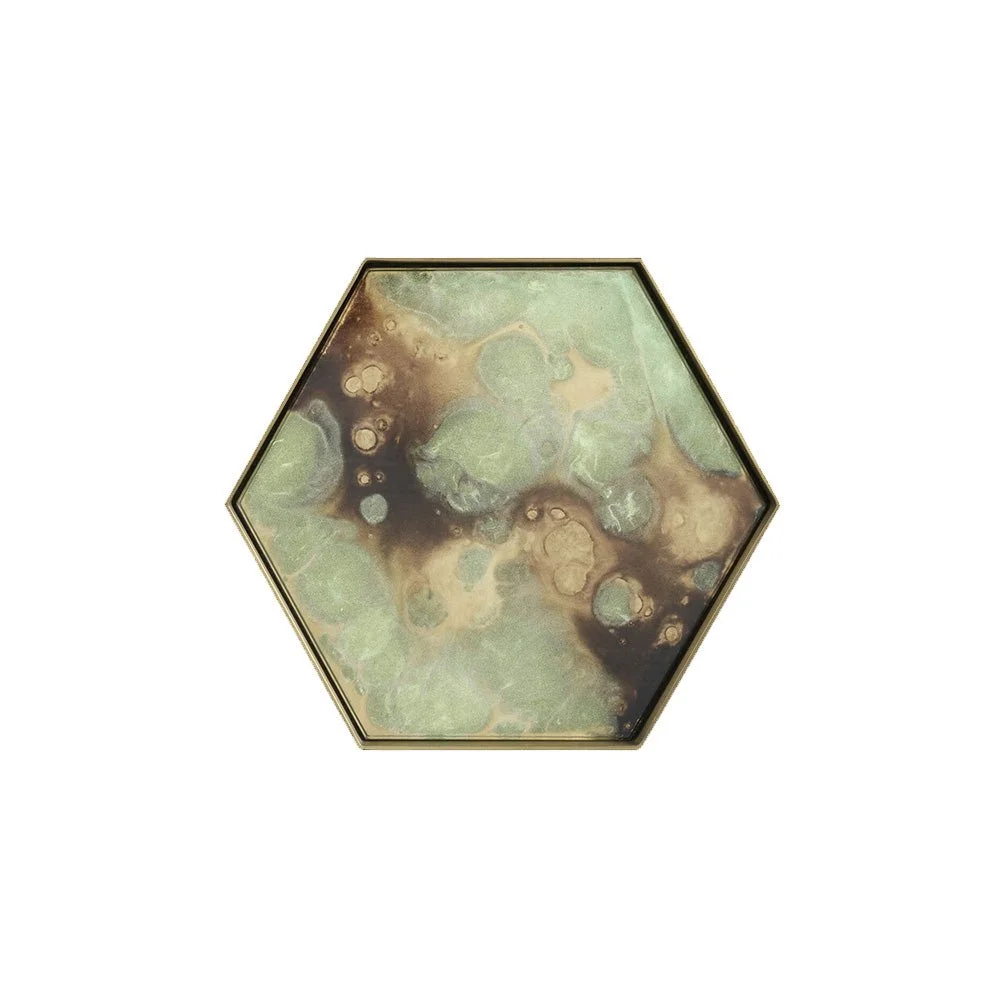 Ethnicraft Moss Organic Glass Valet Tray