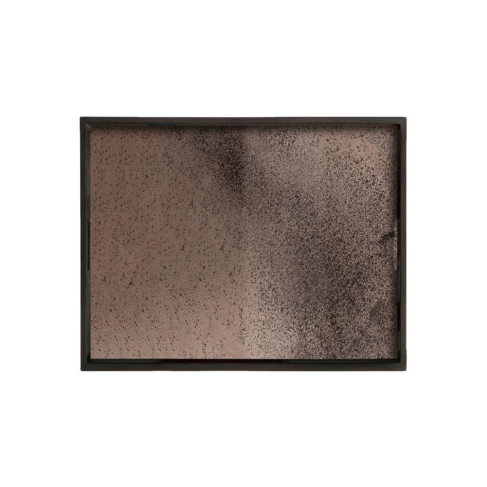 Ethnicraft Bronze Mirror Tray, Large