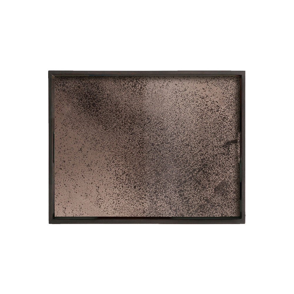 Ethnicraft Bronze Mirror Tray, Rectangular, Small