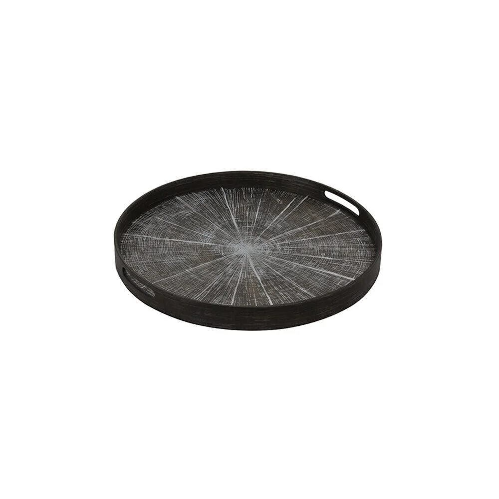 Ethnicraft White Slice Wooden Tray, Small