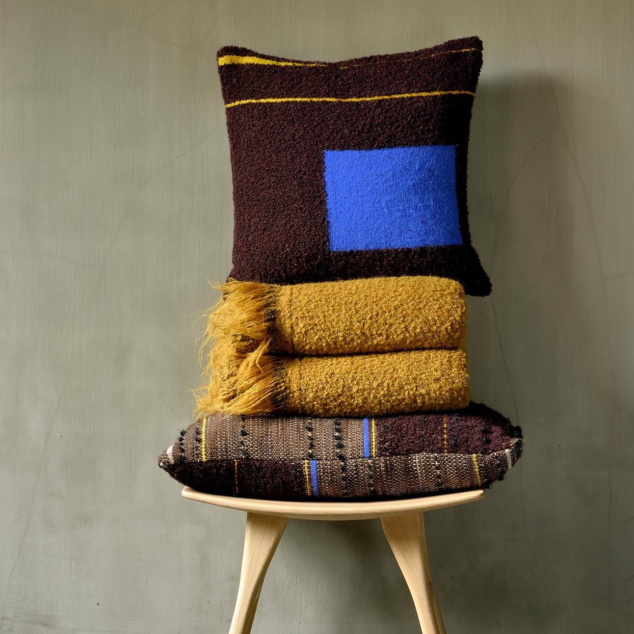 Ethnicraft Tulum Cushion, Square