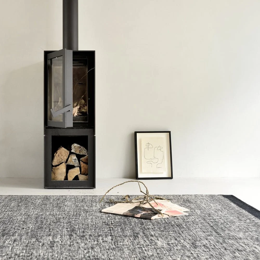 Ethnicraft Black Dots Kilim Rug