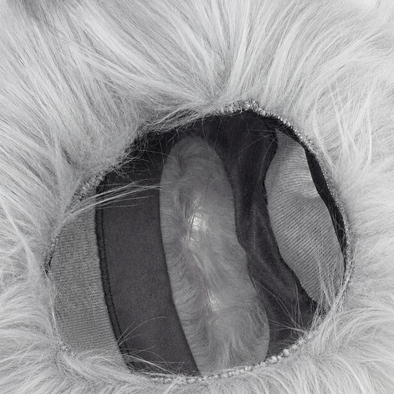 Inside the Himalaya Pearl rectangle tissue box cover, showing its opening