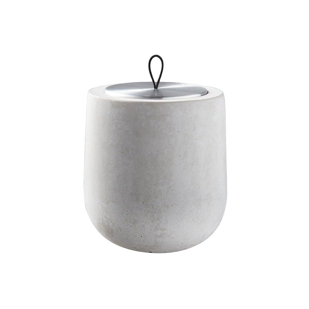 Hypsoé Concrete Refillable Scented Candle, Light Grey