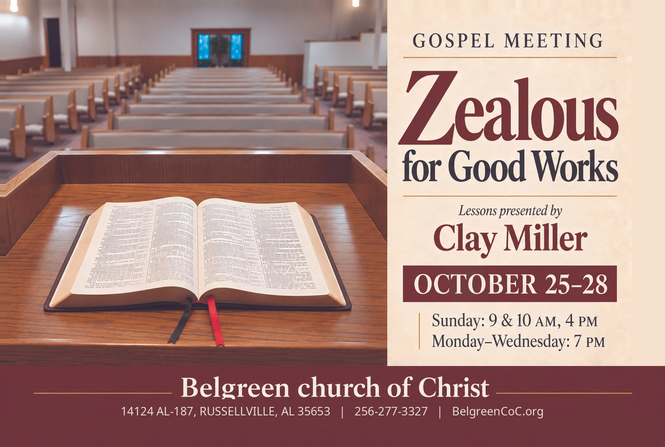 Gospel Meeting with Clay Miller