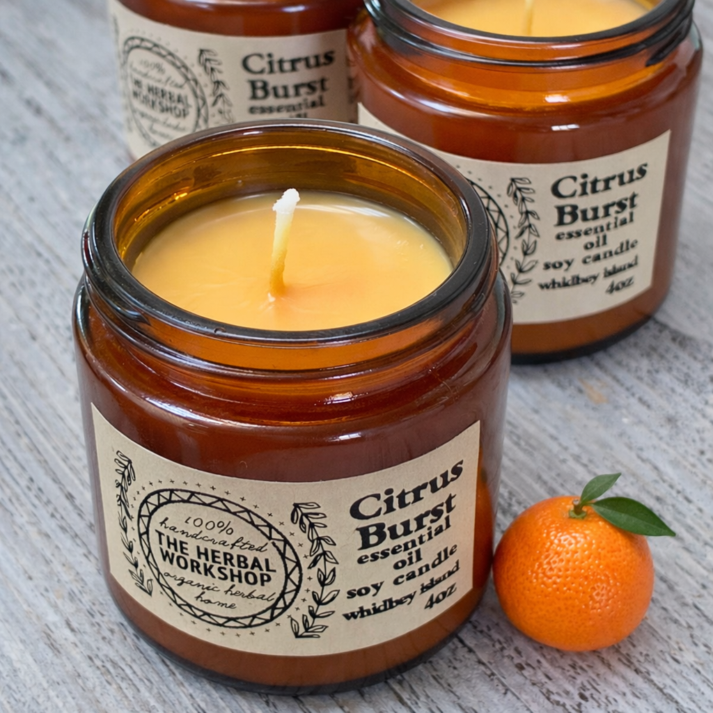 Citrus Burst Essential Oil Candle