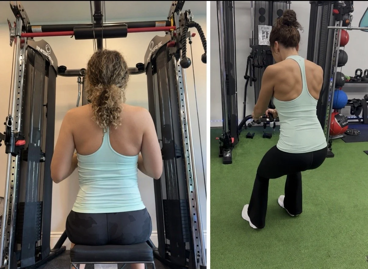 StrongHER Coaching client demonstrating strength and fitness progress through personalized strength training