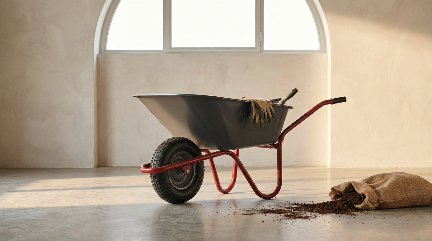 Steel Wheelbarrow