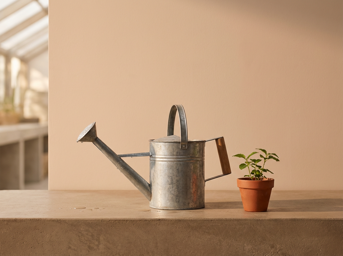 Galvanized Watering Can