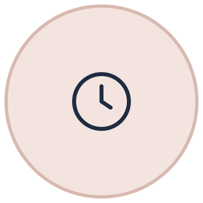 Time recording and billing icon