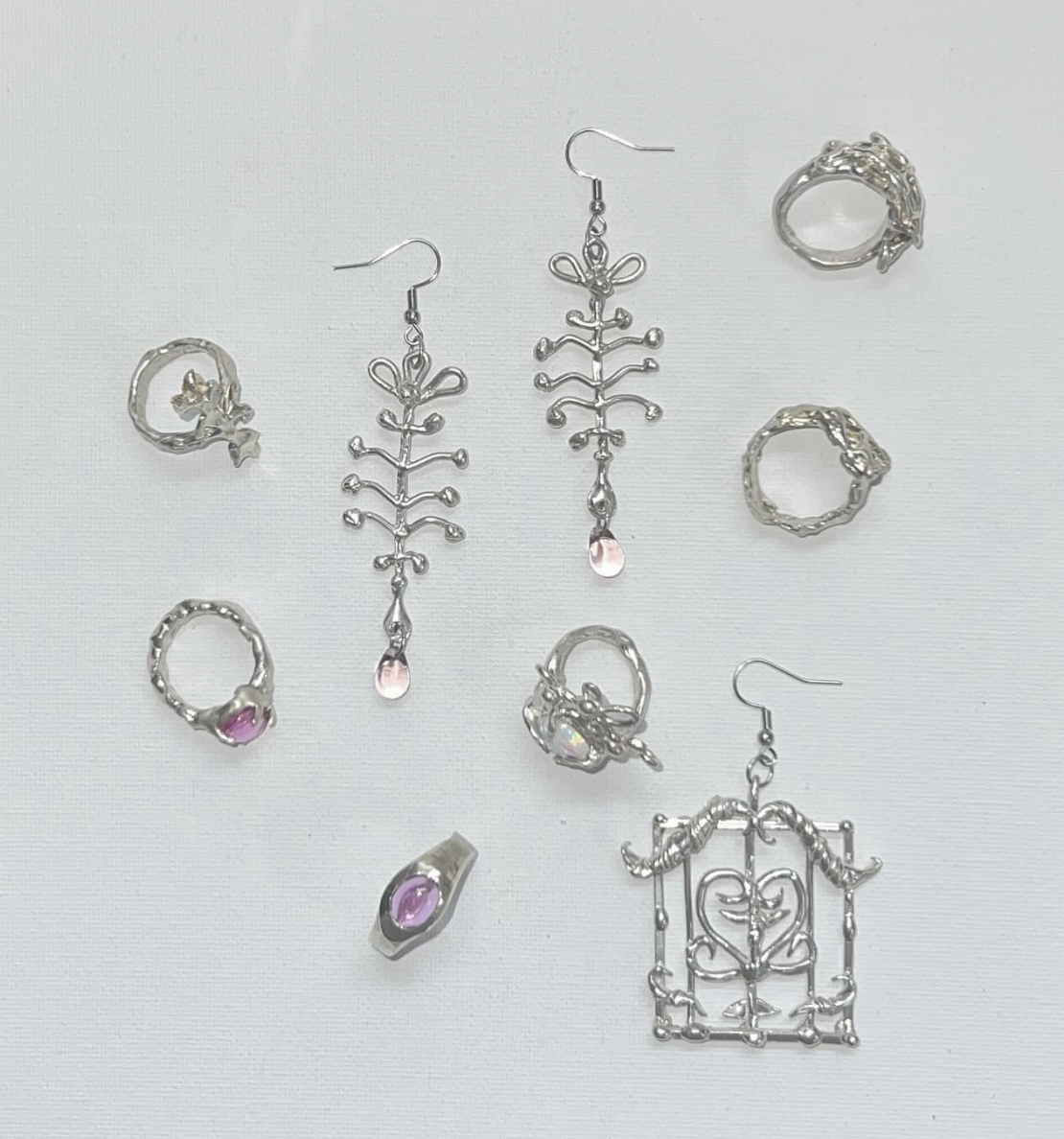 lost wax//sterling silver