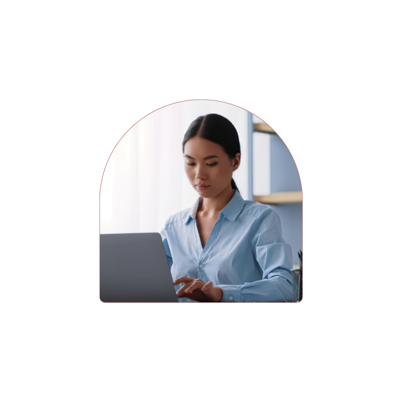 Virtual assistant working on a laptop, managing Halaxy admin for a psychology practice