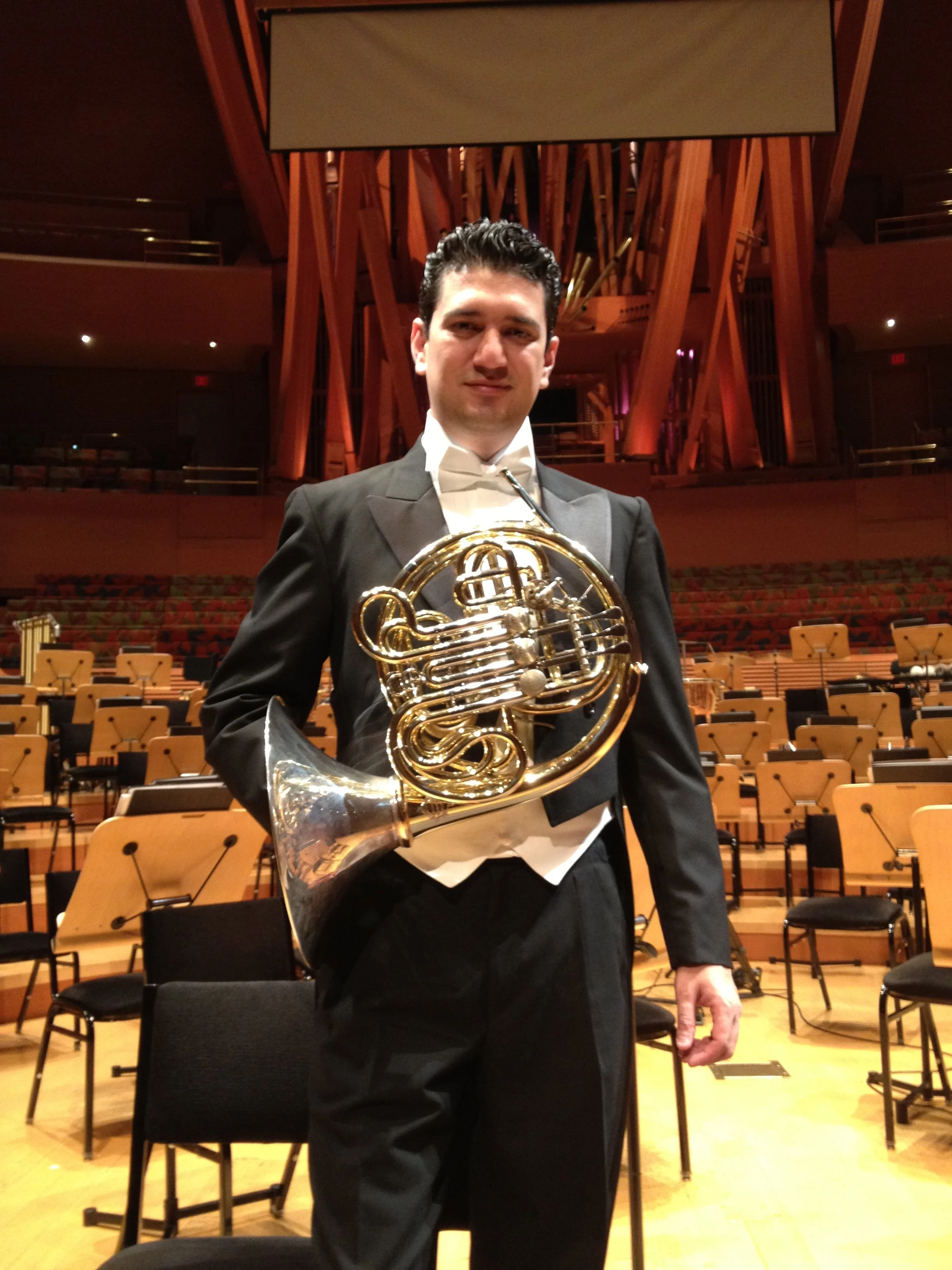 Luis Castro, Horn Player, Simón Bolivar Symphony Orchestra, Walt Disney Concert Hall