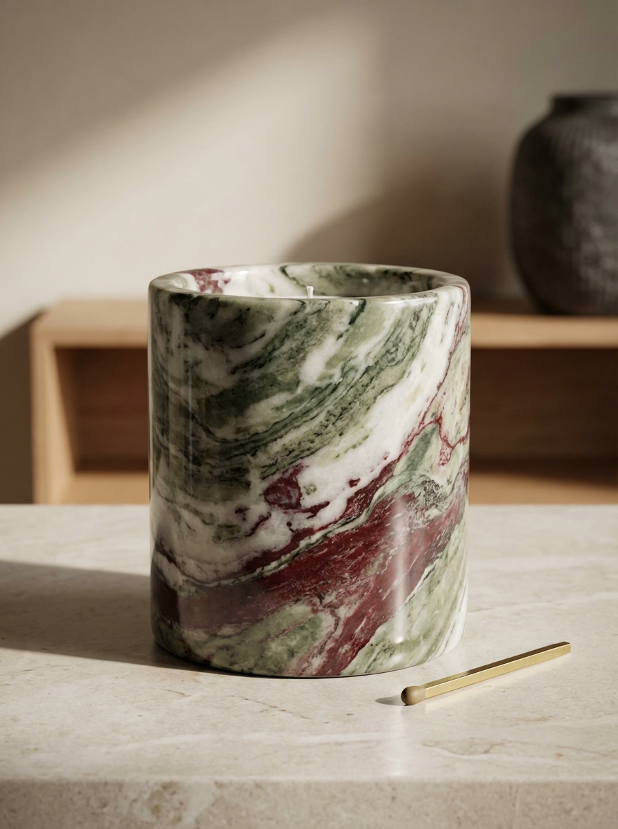 Marble Scented Candle