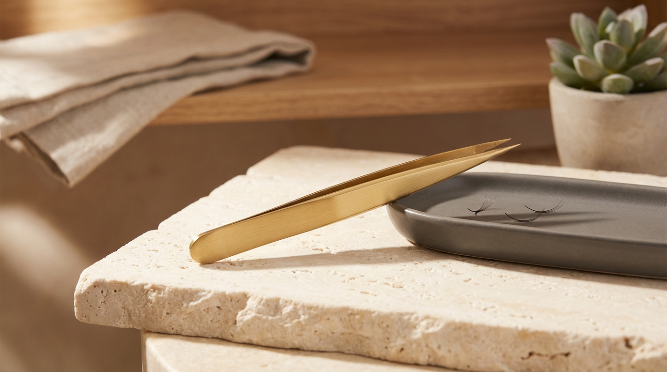 Gold Isolation Tweezers