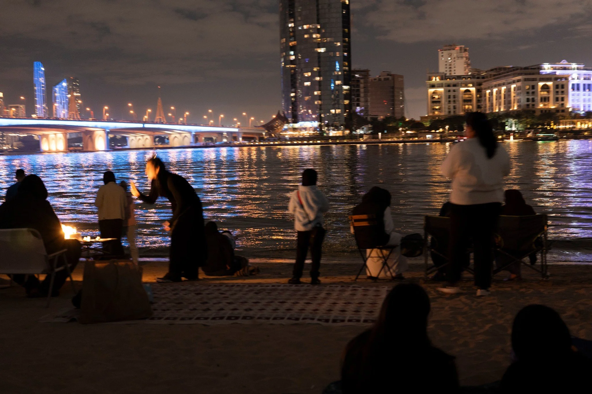11:56 pm — waiting at the water’s edge