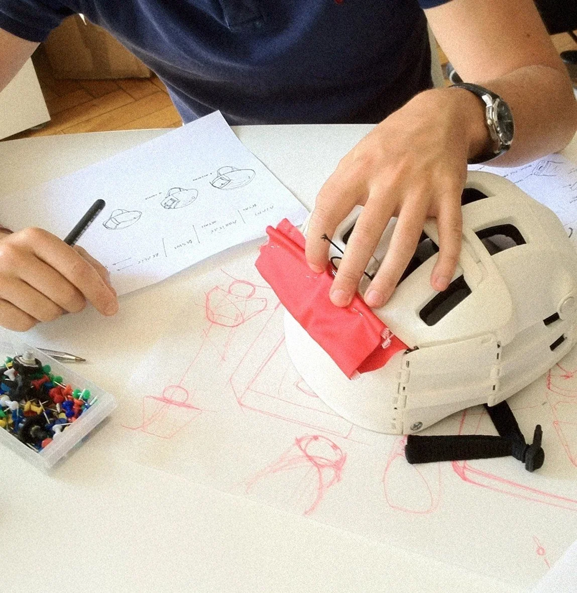 Casque pliable plixi overade design produit
